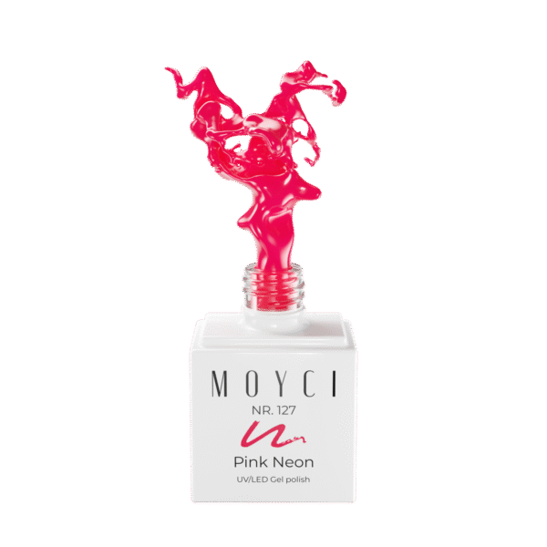 Lakier hybrydowy Moyci 6 ml - 127 Pink Neon