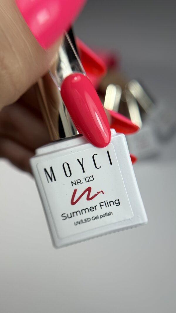 Lakier hybrydowy Moyci 6 ml - 123 Summer Fling - obrazek 3