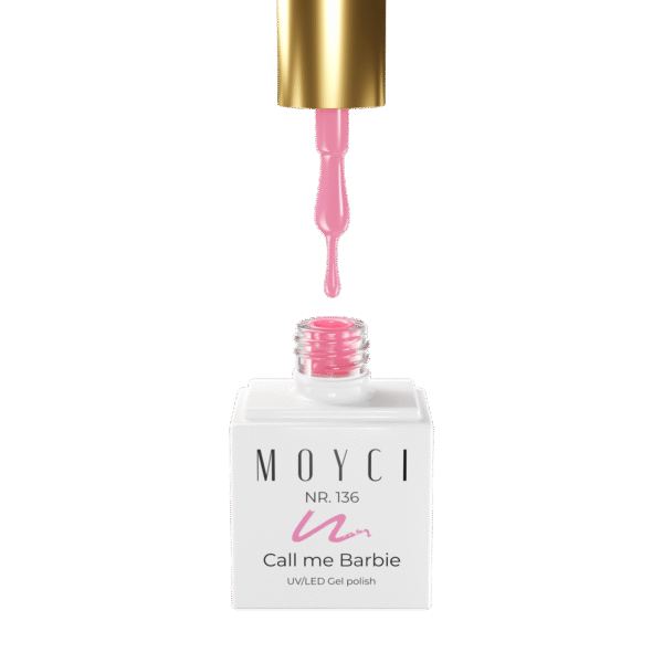 Lakier hybrydowy Moyci 6 ml – 136 Call me Barbie - obrazek 2