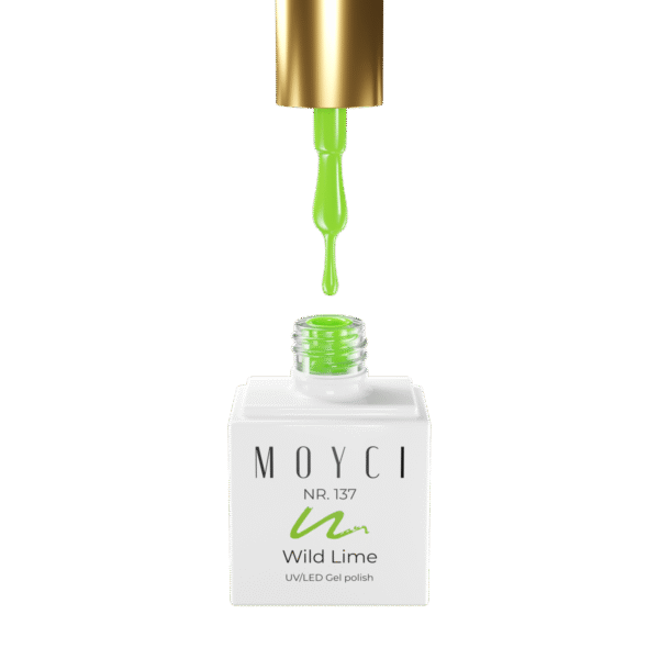 Lakier hybrydowy Moyci 6 ml – 137 Wild Lime - obrazek 3