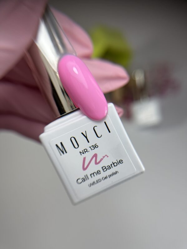 Lakier hybrydowy Moyci 6 ml – 136 Call me Barbie - obrazek 4