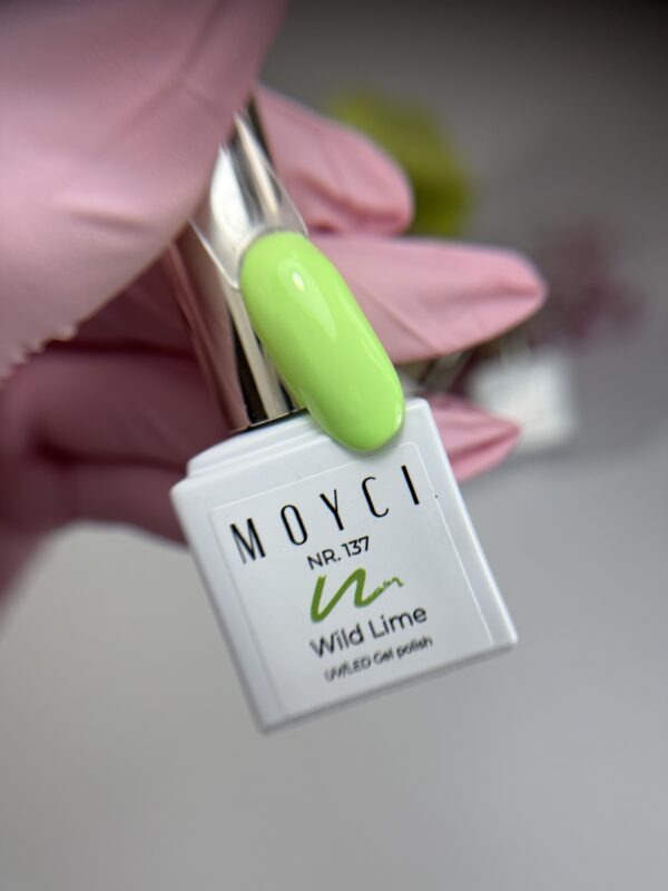Lakier hybrydowy Moyci 6 ml – 137 Wild Lime - obrazek 4