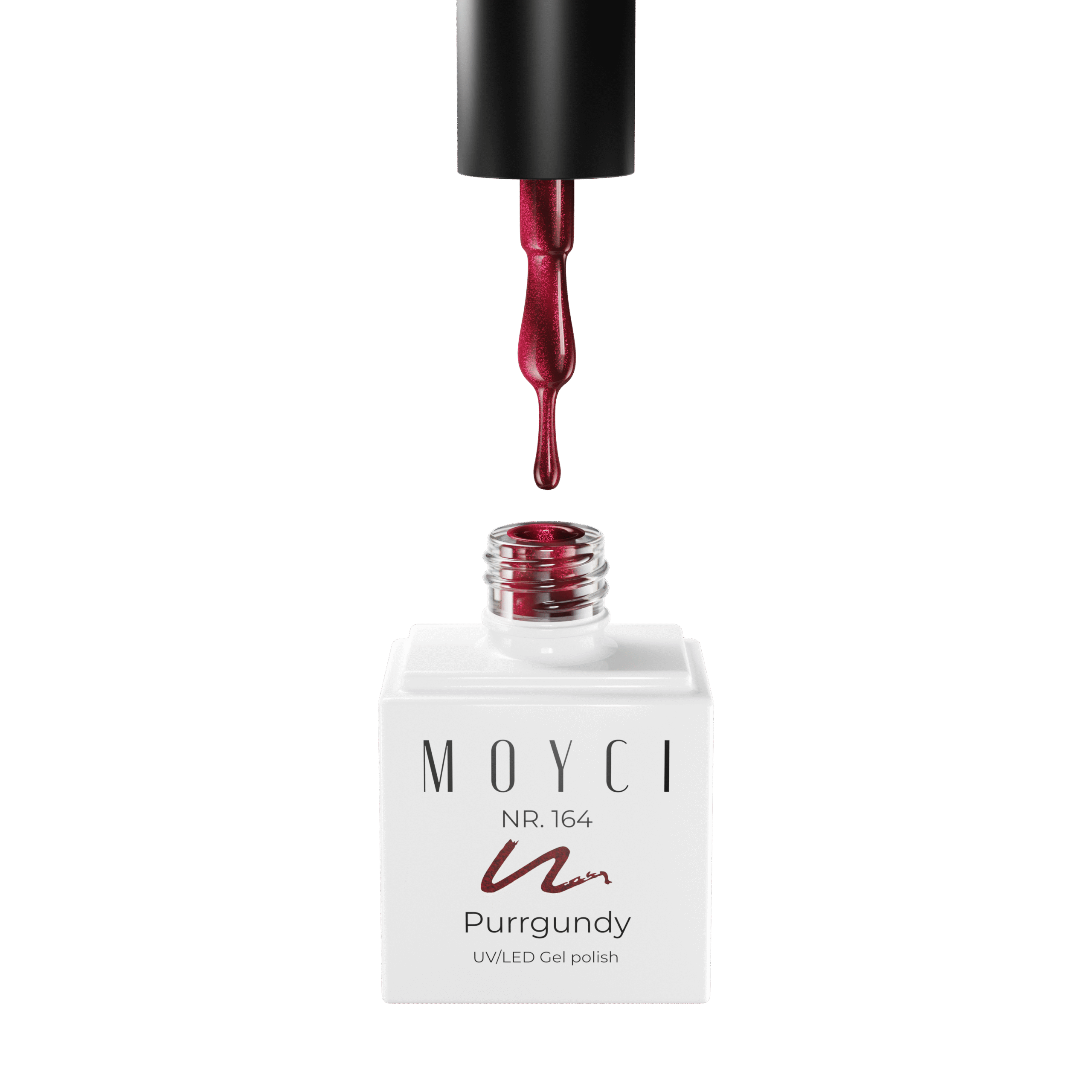 Lakier Hybrydowy Moyci 6ml - 164 Purrgundy - obrazek 2