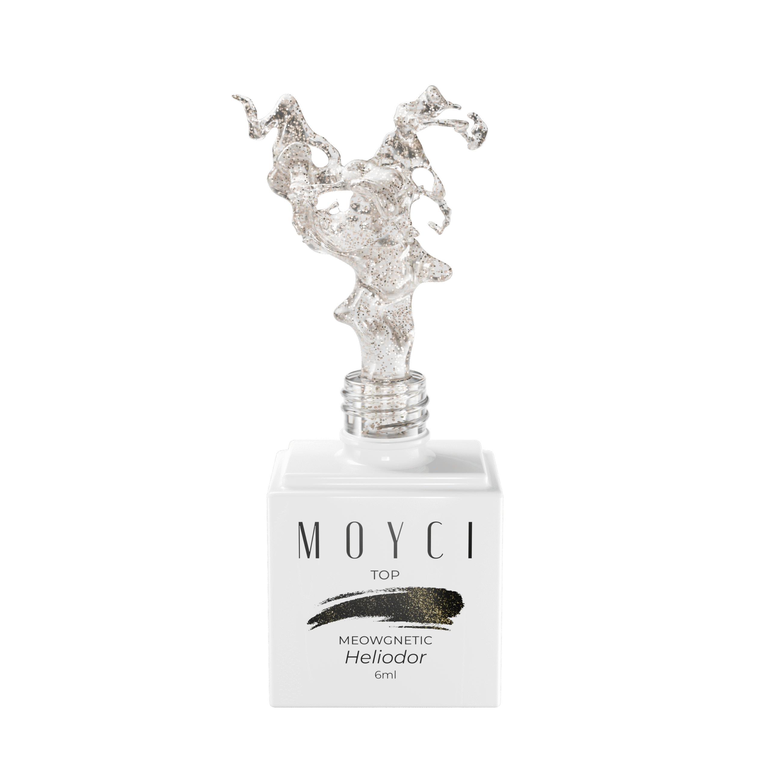 Top MEOWGNETIC Lakier nabłyszczający NO WIPE 6ml - Heliodor