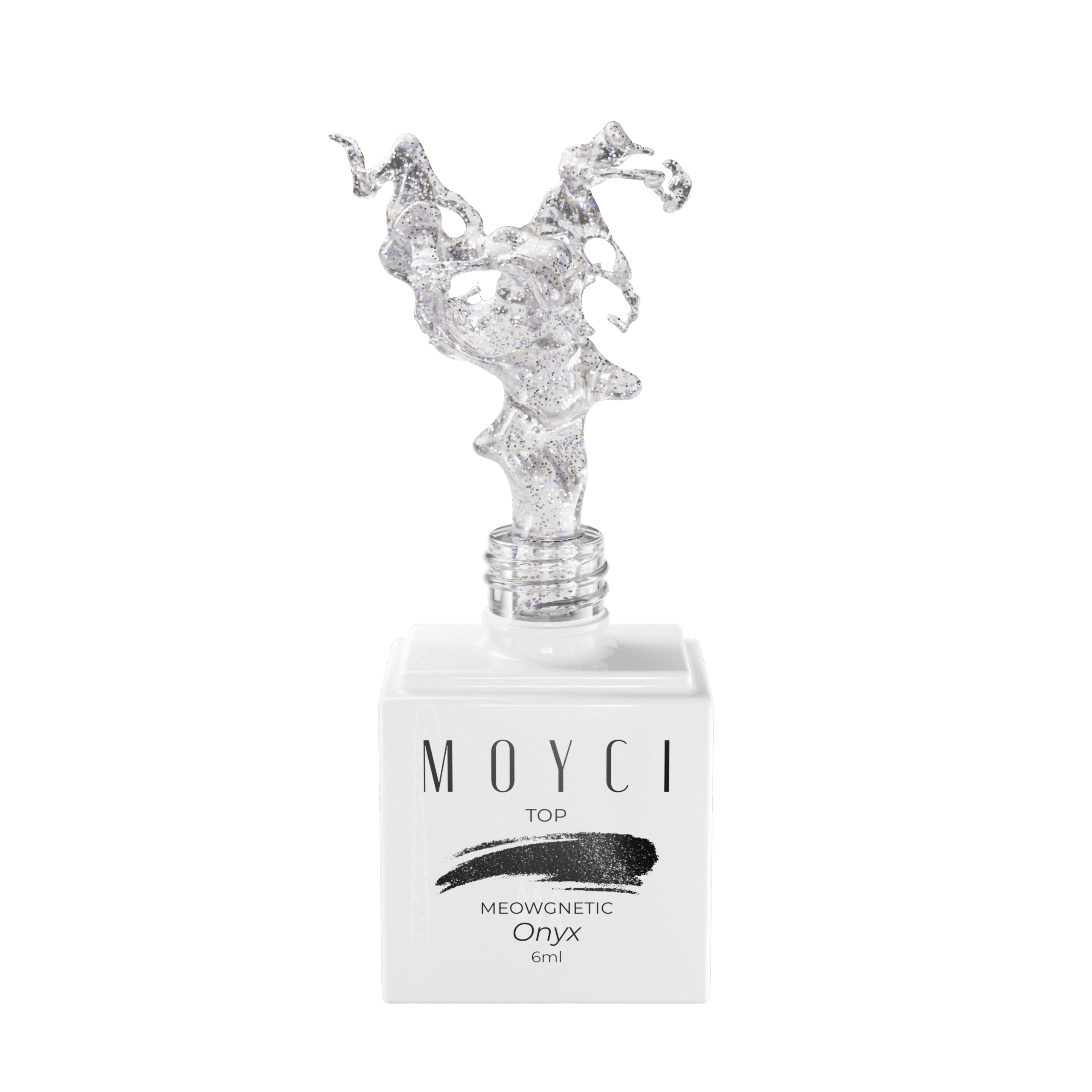 Top MEOWGNETIC Lakier nabłyszczający NO WIPE 6ml - Onyx