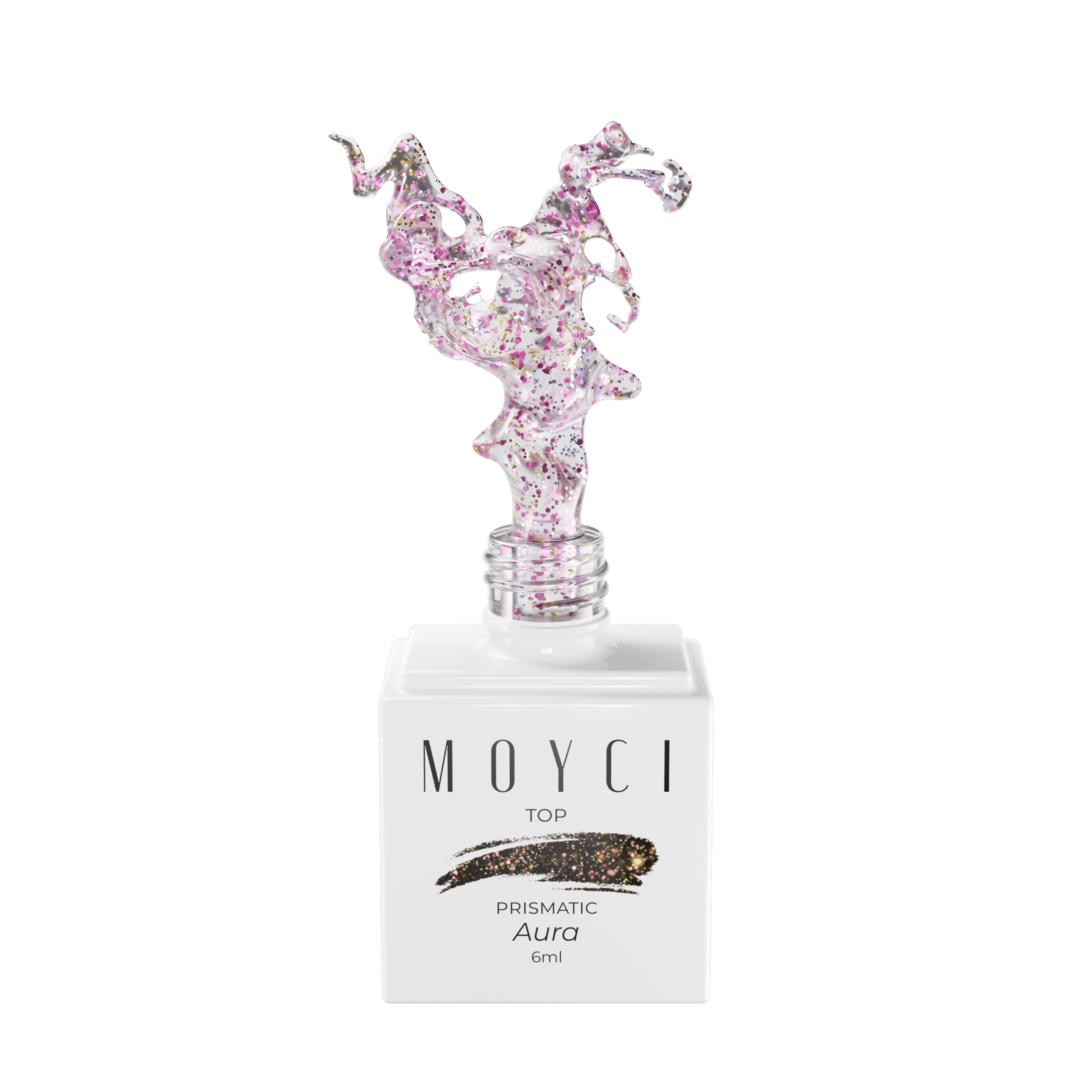 Top PRISMATIC Lakier nabłyszczający NO WIPE 6ml – AURA