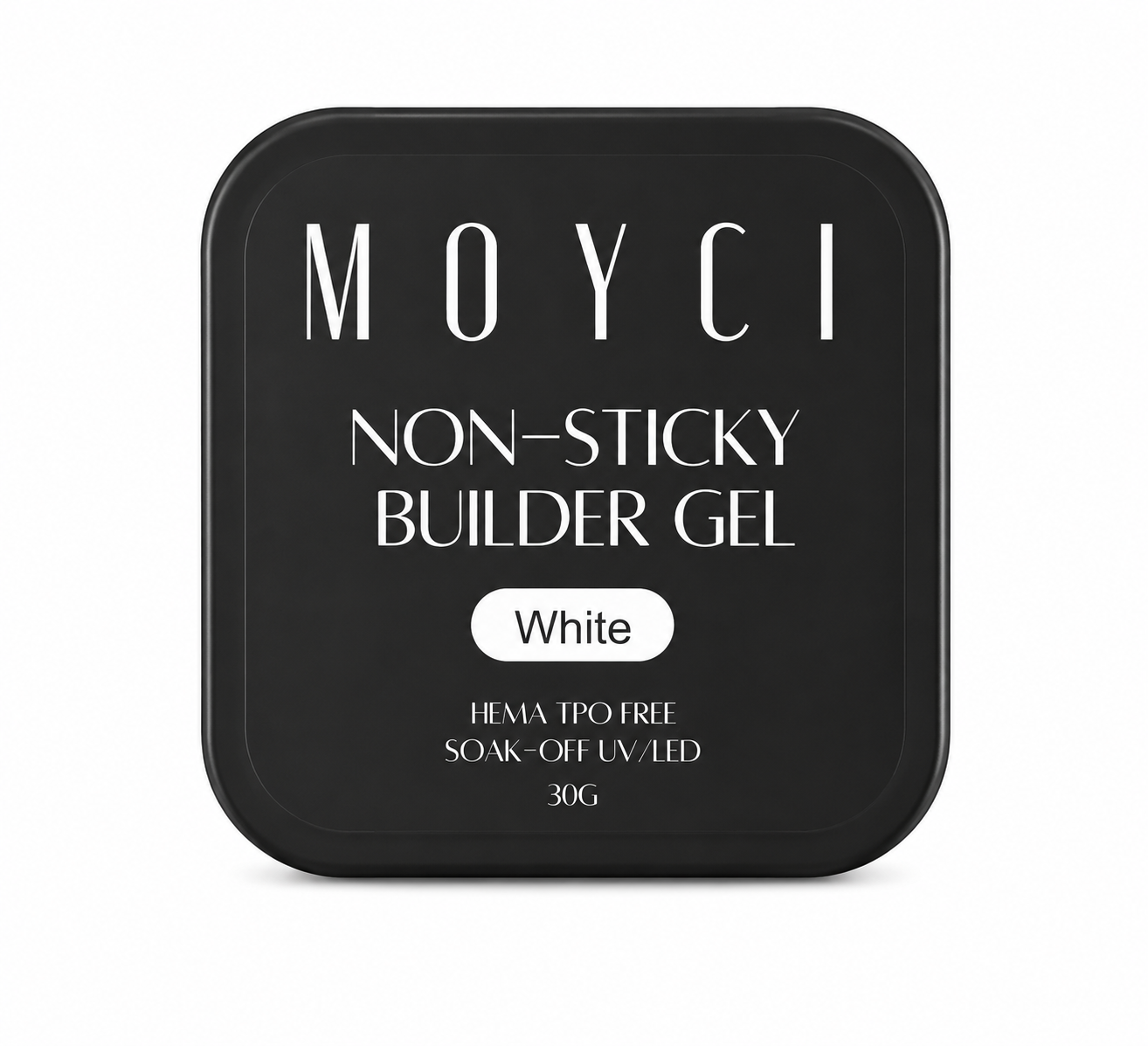 Non-Sticky Builder Gel WHITE - żel do zdobień 30g