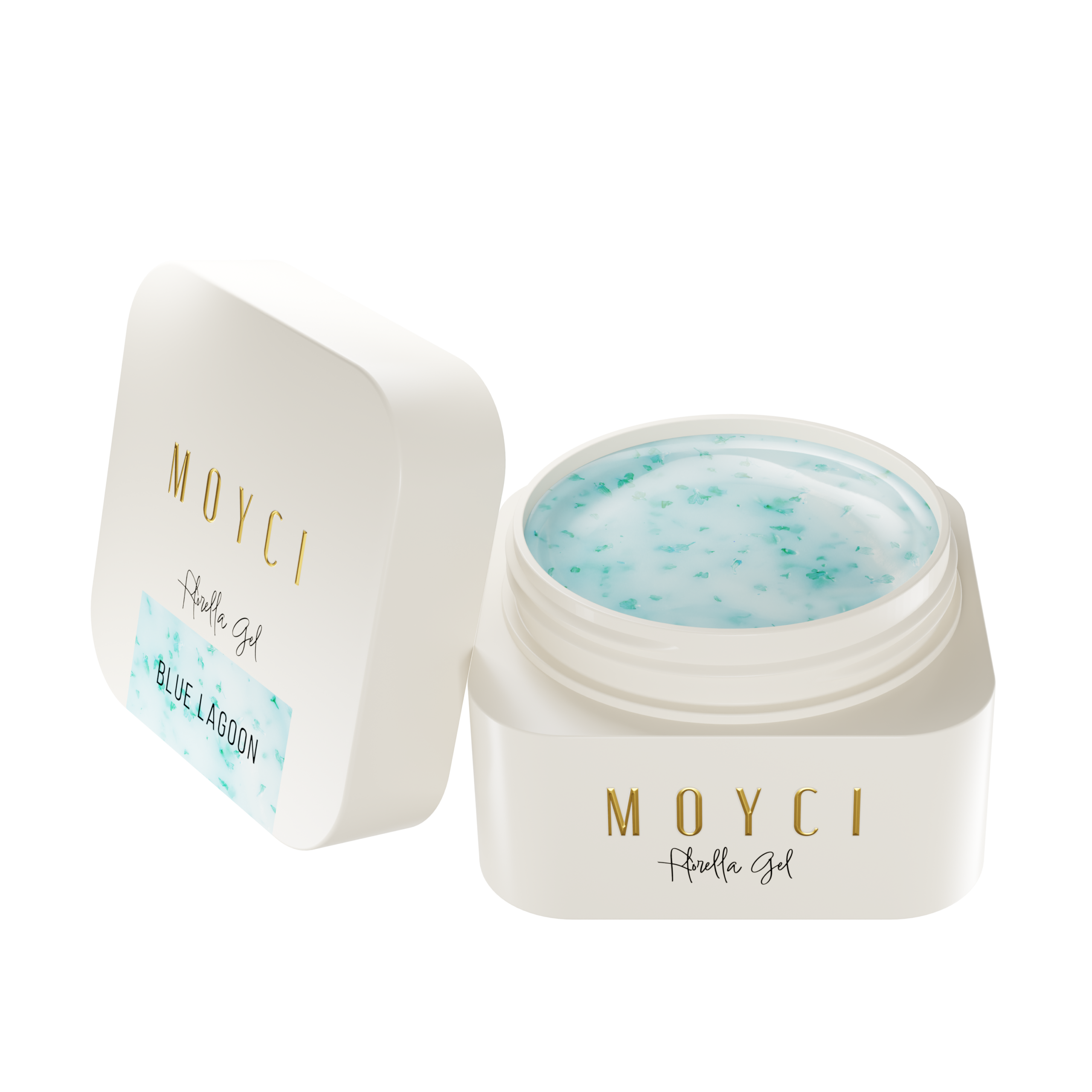 Florella Gel BLUE LAGOON - żel budujący z kwiatkami 30 ml - obrazek 2