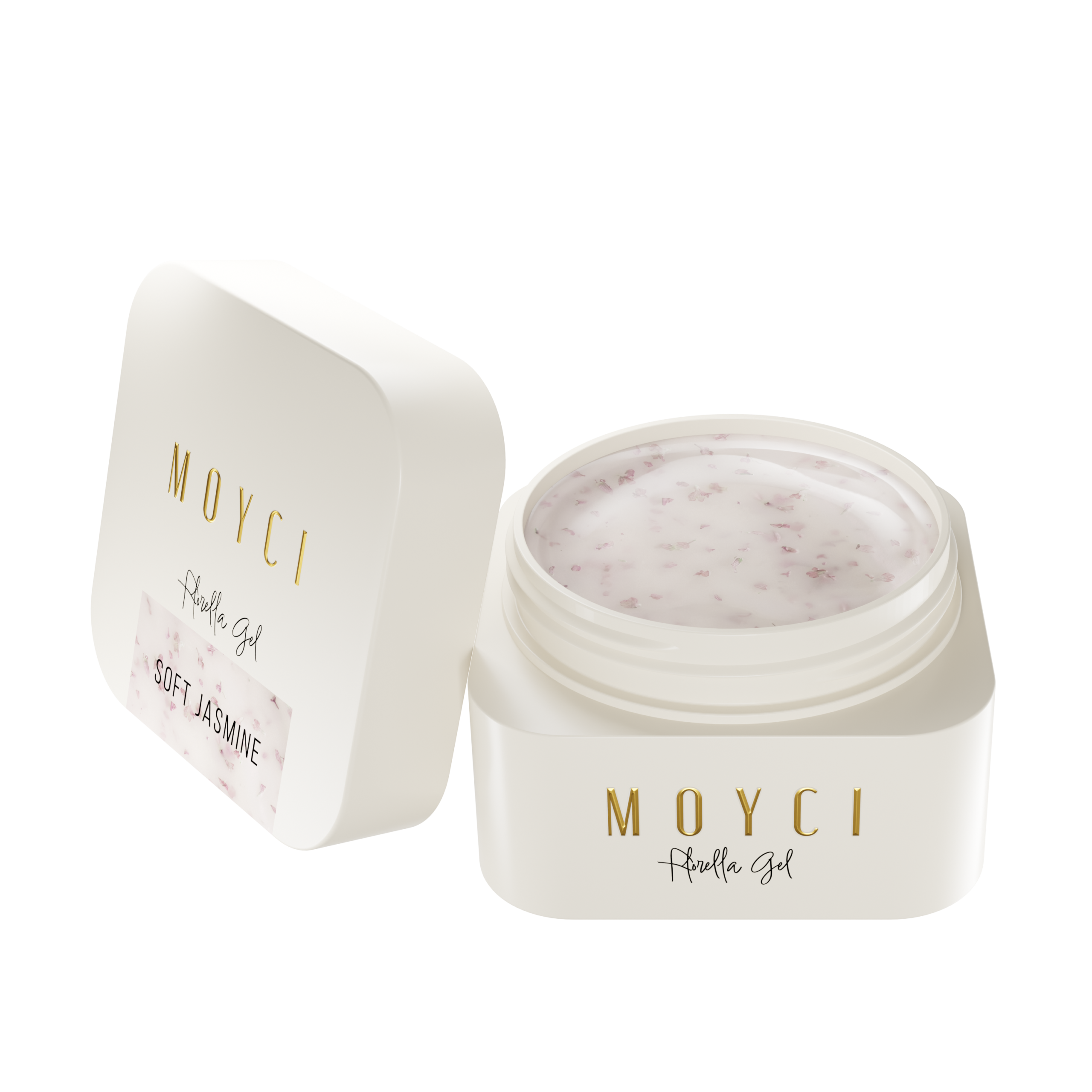 Florella Gel SOFT JASMINE - żel budujący z kwiatkami 30 ml - obrazek 2