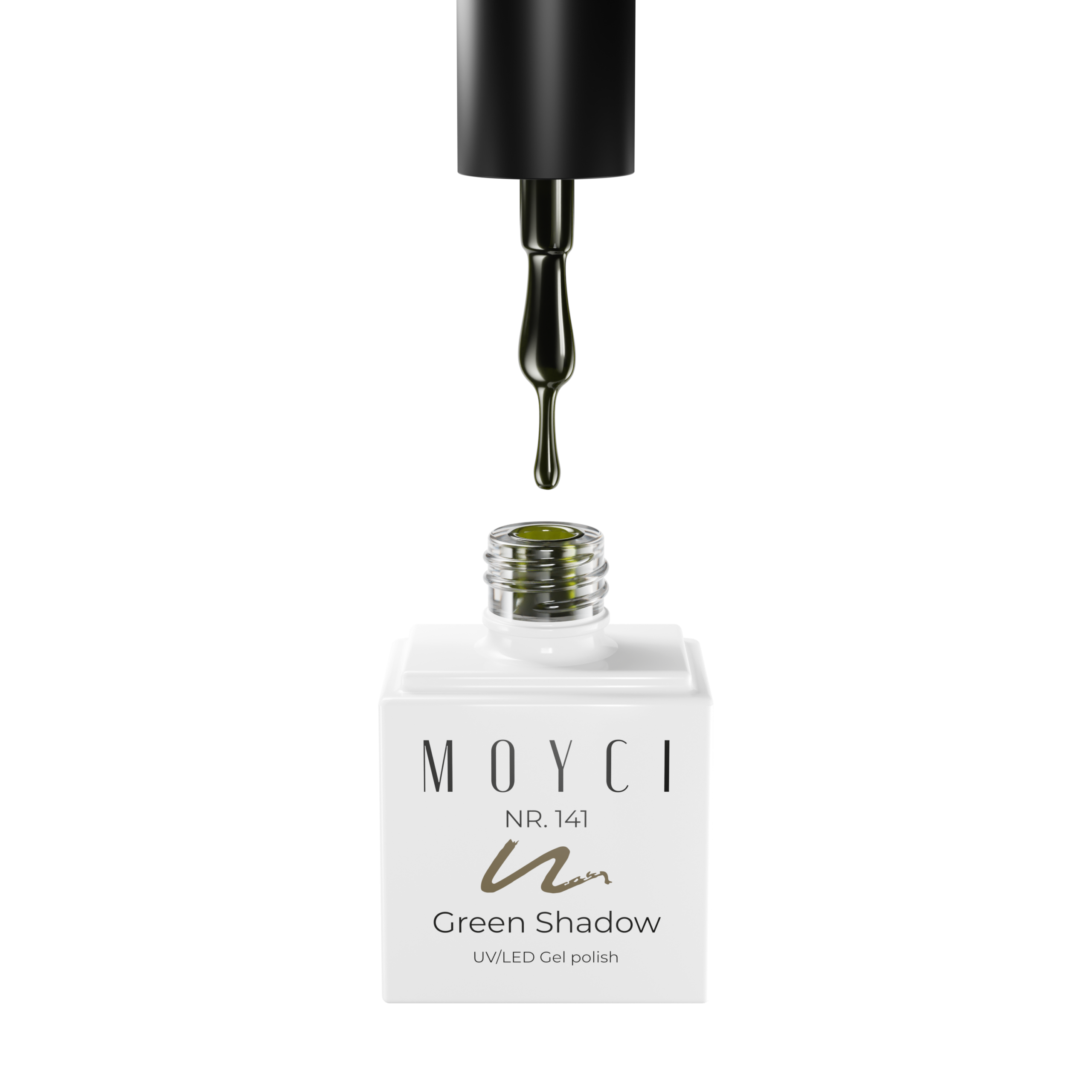 Lakier Hybrydowy Moyci 6ml - 141 Green Shadow - obrazek 2