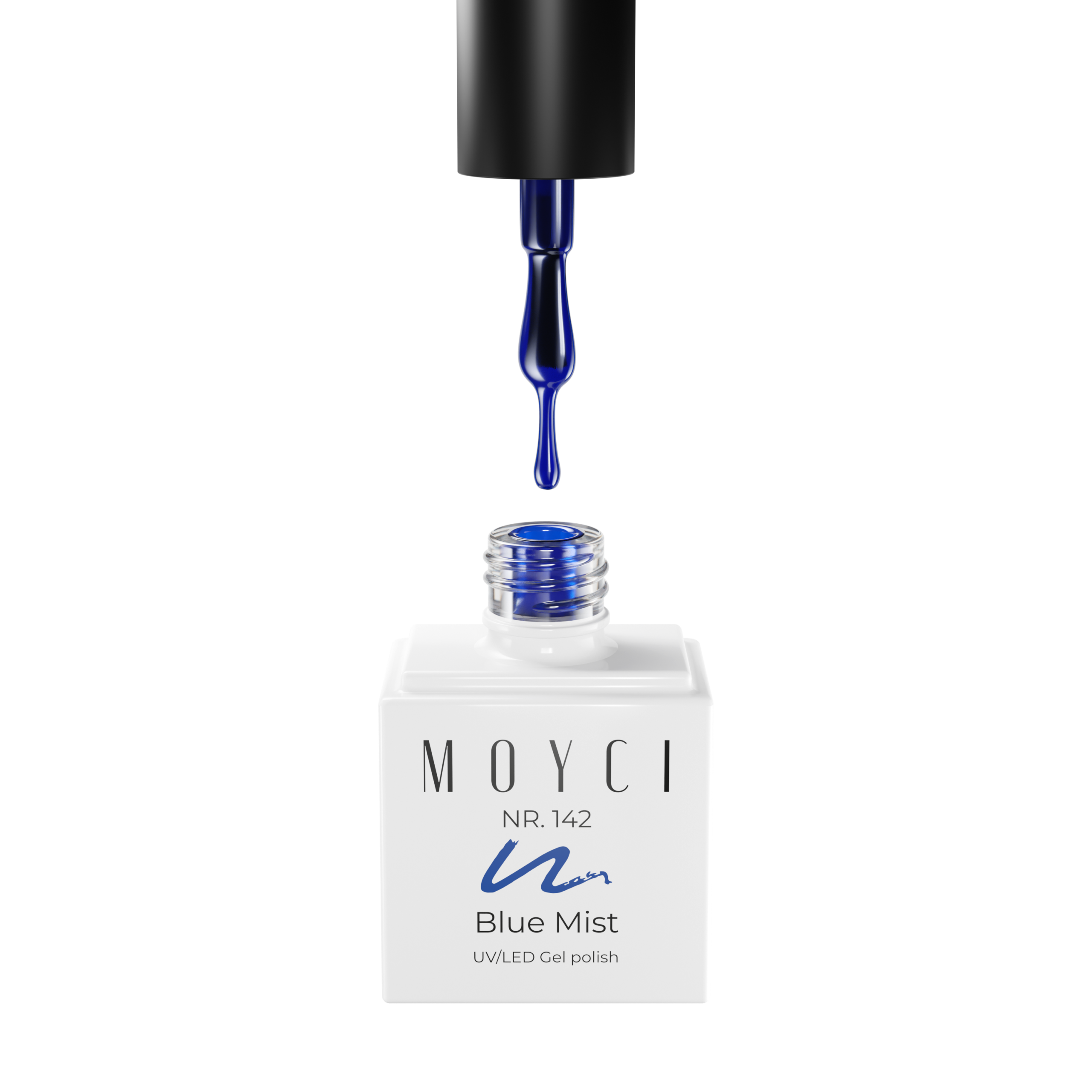 Lakier Hybrydowy Moyci 6ml - 142 Blue Mist - obrazek 2